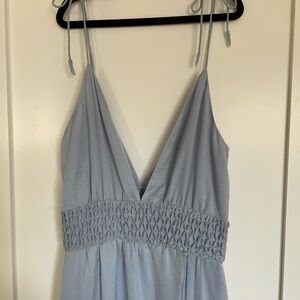 SAYLOR Light Blue Satin-Look Dress